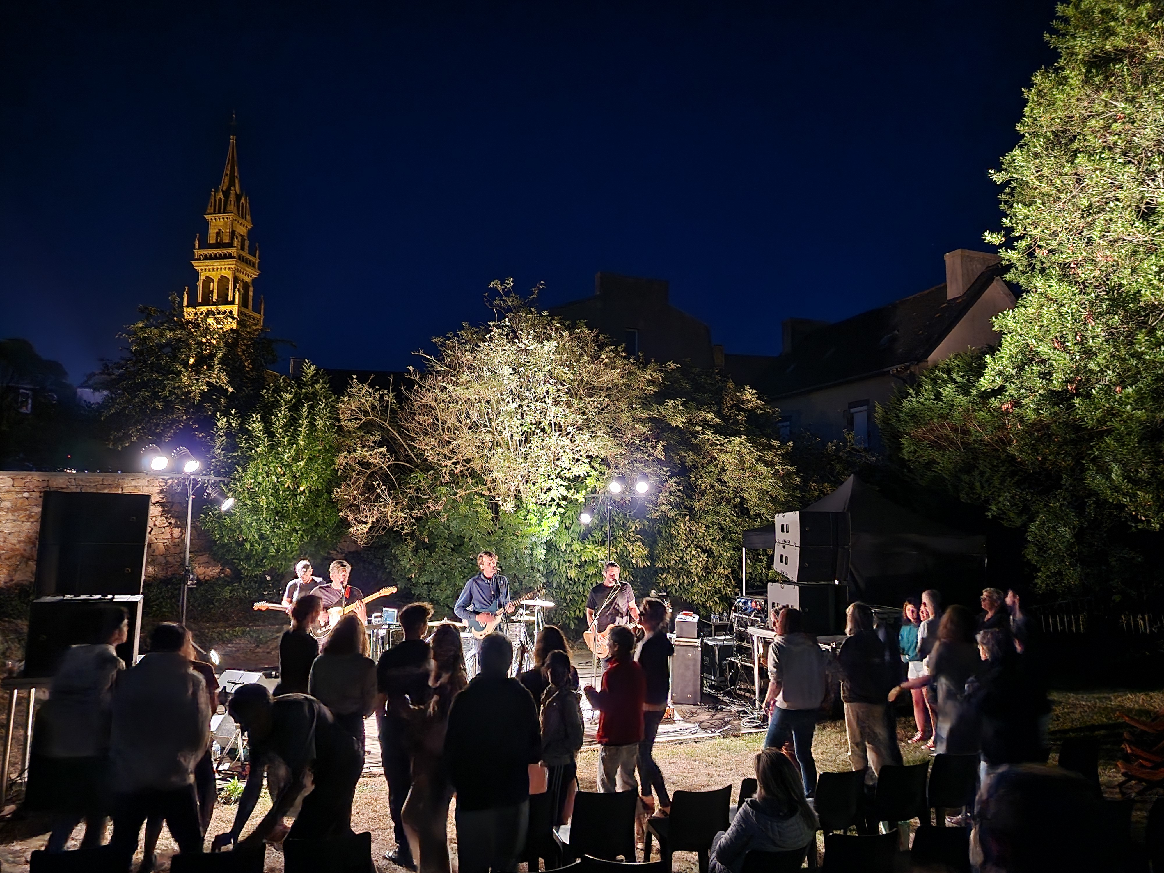Summer entertainment, outdoor concert
