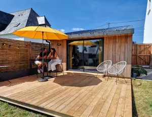 La terrasse du Studio d'hébergement de CocoLéon