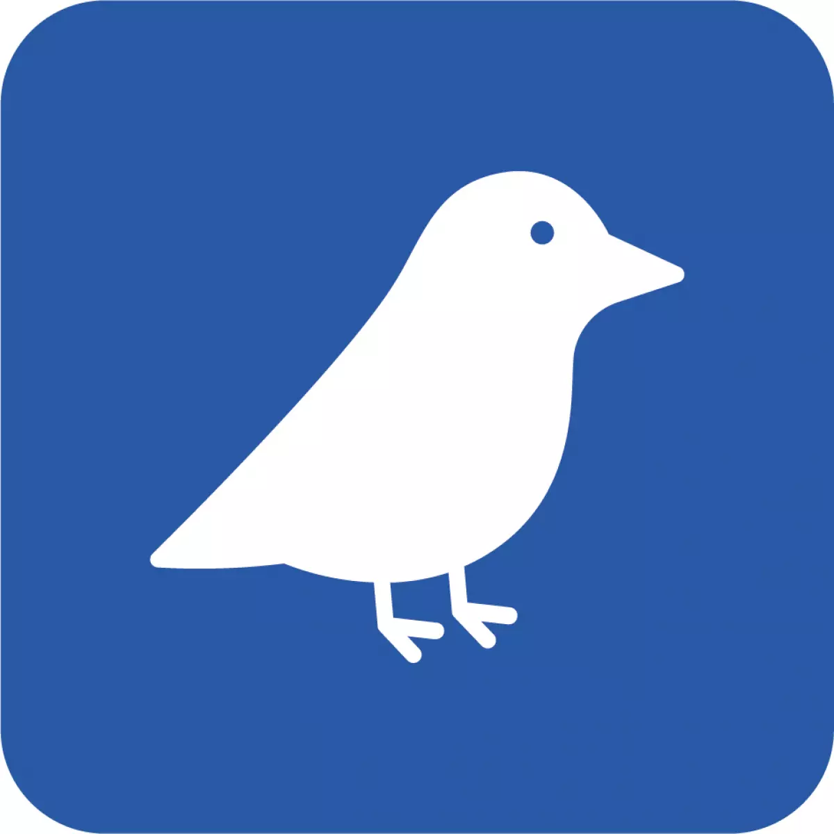 Mascotte fond bleu rond