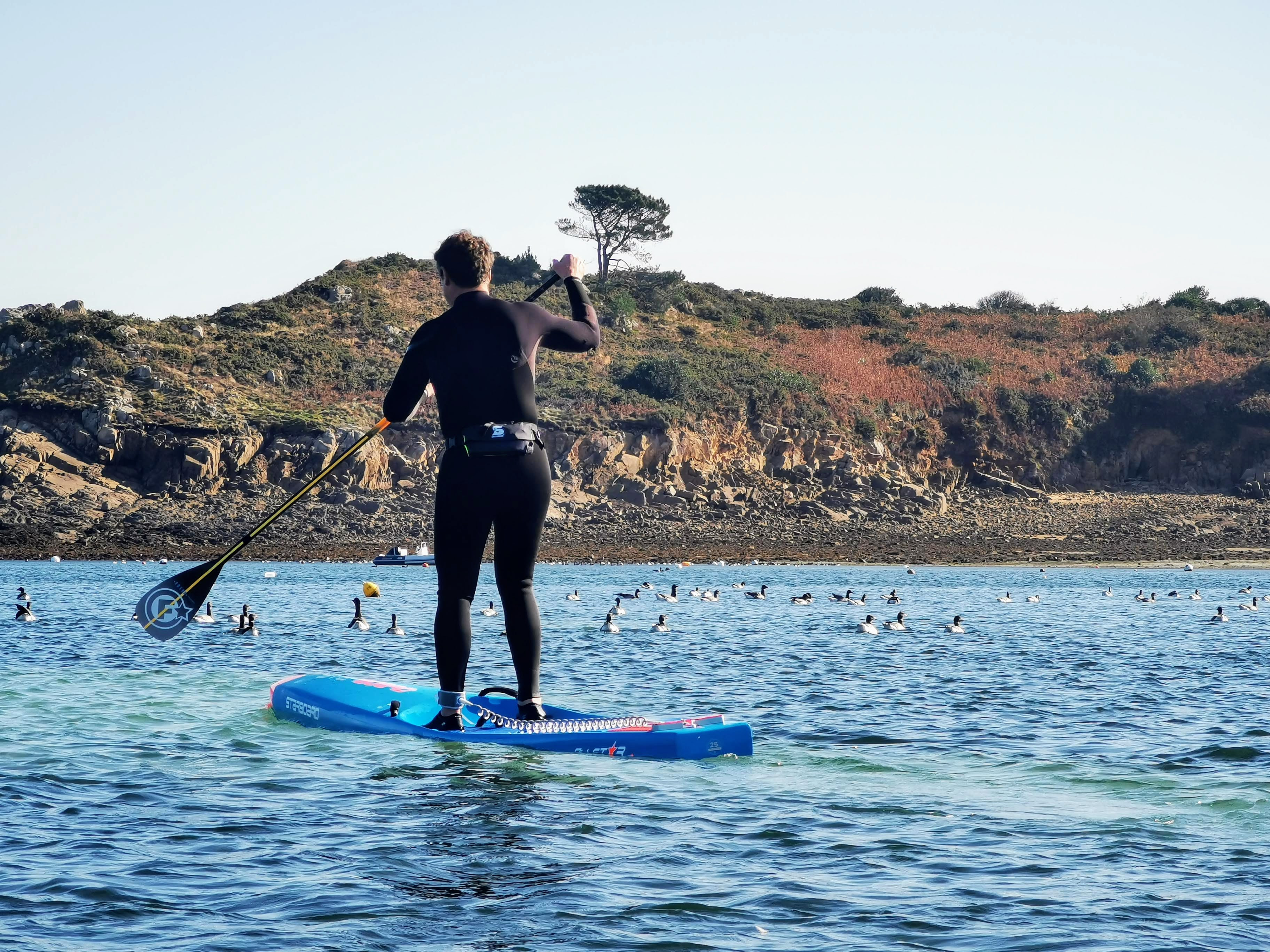 Winter paddle session